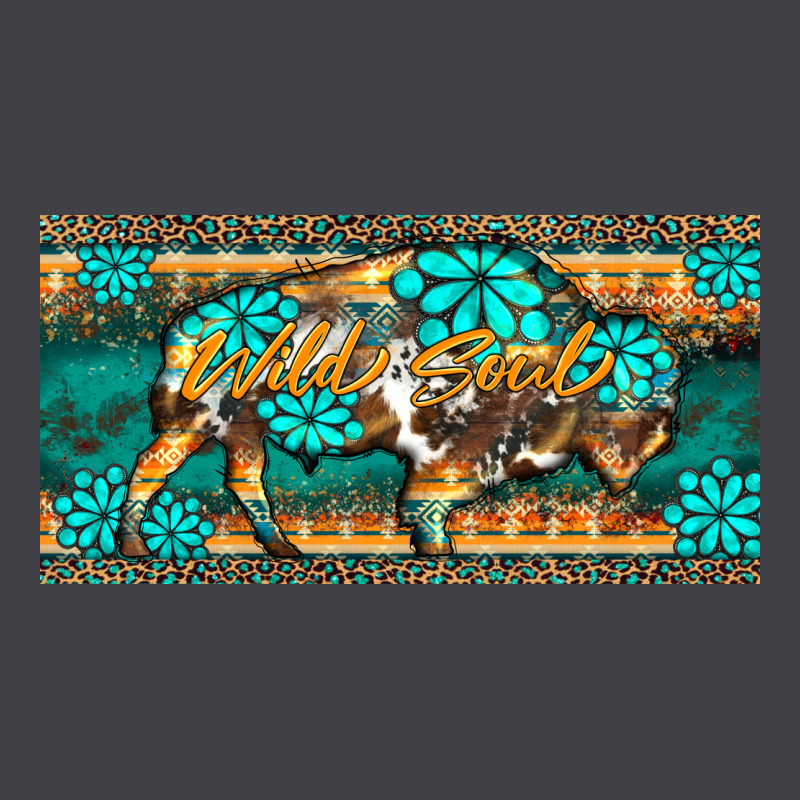 Western  Bison Wild Soul Turquoise's Gemstones  License Plate Template Heavyweight Hoodie by BarkalooDesign | Teevron