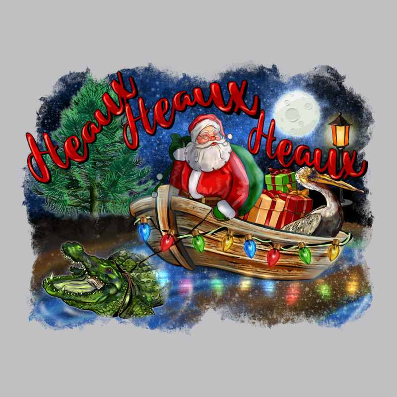 Heaux Heaux Heaux Christmas Louisiana Swamp Long Sleeve Tee by FaDigitalArtStudio | Teevron