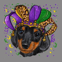Mardi Gras Hat Dachshund Puppy Vintage Tee | Teevron