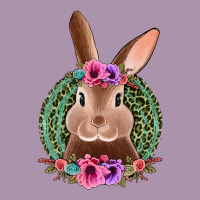 Western Leopard And Flowers Easter Bunny Heavyweight Hoodie | Teevron