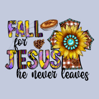 Fall For Jesus He Never Leaves Long Sleeve Tee | Teevron