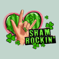 Shamrockin' Rock N Roll Female Hand Zipper Hoodie | Teevron
