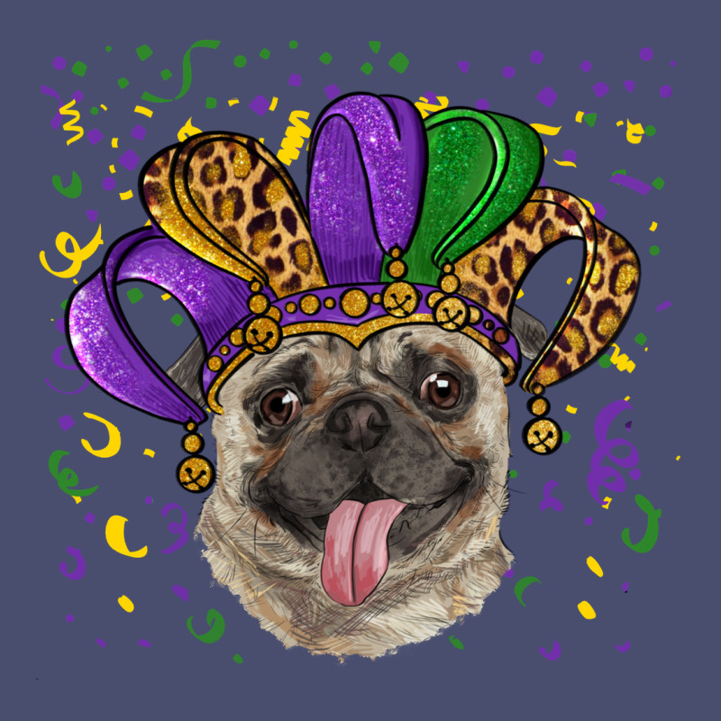 Mardi Gras Hat Pug Vintage Tee by RanaPortraitStore | Teevron