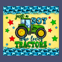 Just A Boy Who Loves Tractors Vintage Tee | Teevron
