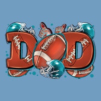 Dad American Football Urban Heavy Tee | Teevron