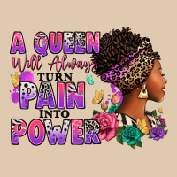 A Queen Will Always Turn Pain Into Power Heavyweight Sweatshirt | Teevron