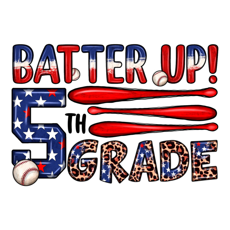 Batter Up 5th Grade Zipper Hoodie by JahusDesignShop | Teevron