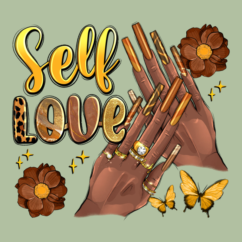 Black Woman Self Love Nails Urban Hoodie by Artiststas | Teevron