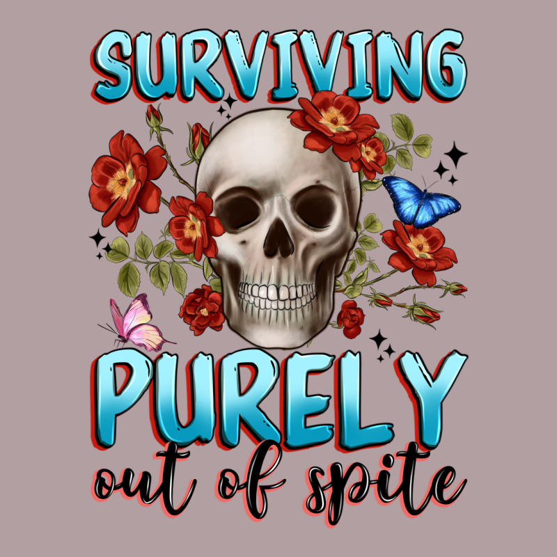 Surviving Purely Out Of Spite Vintage Hoodie by JahusDesignShop | Teevron