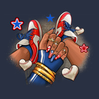Baseball Afro Girl Sneakers Heavyweight Sweatshirt | Teevron