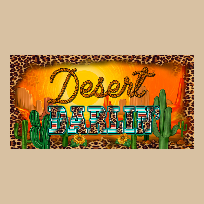 Western Desert Darlin Sunset Cactus Leopard Serape   License Plate Tem Heavyweight Hoodie by BarkalooDesign | Teevron