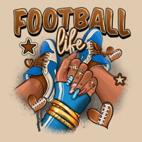 Football Life Afro Girl Sneakers Heavyweight Sweatshirt | Teevron
