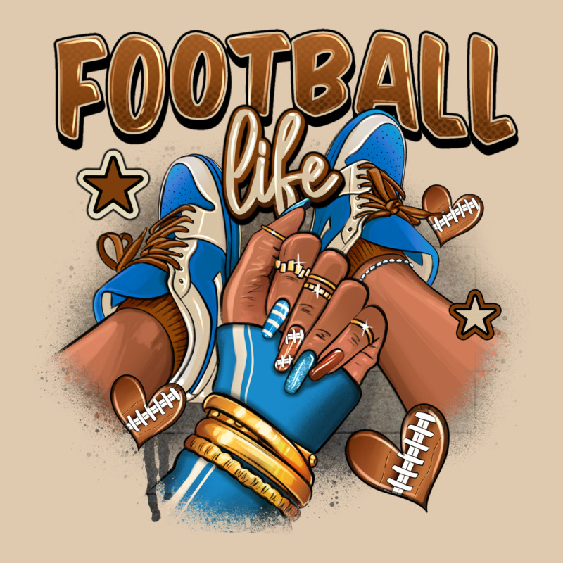 Football Life Afro Girl Sneakers Heavyweight Sweatshirt by RanaPortraitStore | Teevron