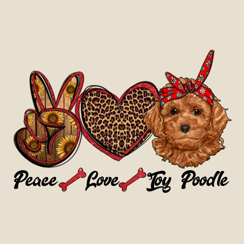 Peace Love Toy Poodle Urban Heavy Tee by RanaPortraitStore | Teevron