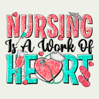 Nursing Is A Work Of Heart Urban Heavy Tee | Teevron