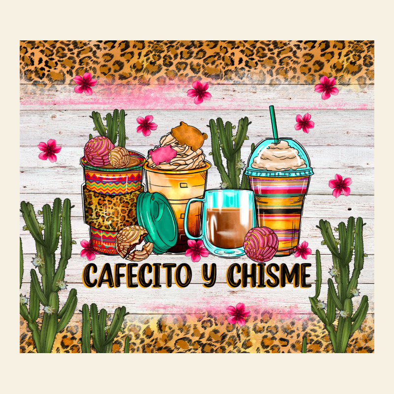 Cafecito Y Chisme Coffee Cups Vintage Tee by Zillion Design Studio | Teevron
