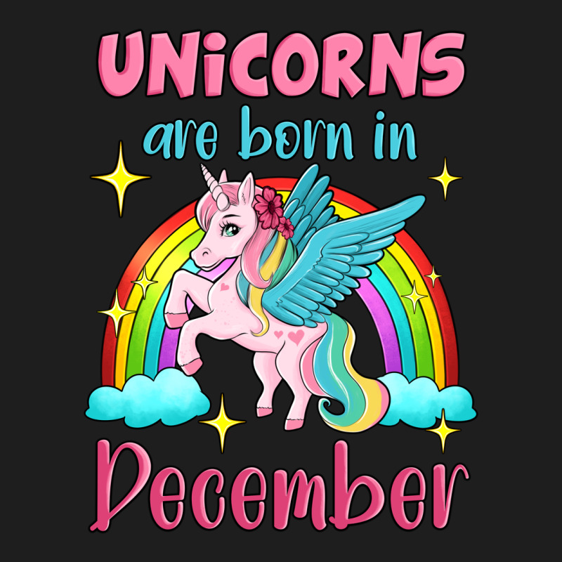 Unicorns Are Born In December Heavyweight Hoodie by Jasminsmagicworld | Teevron