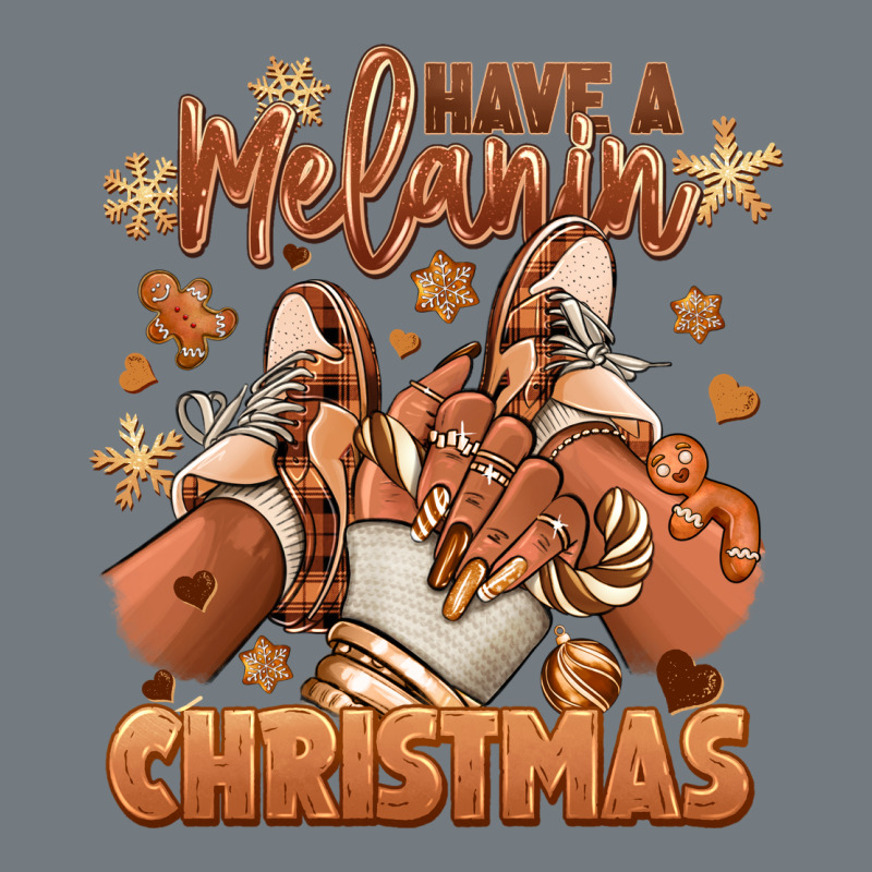 Have A Melanin Christmas Black Girl Sneakers Heavyweight Sweatshirt by RanaPortraitStore | Teevron