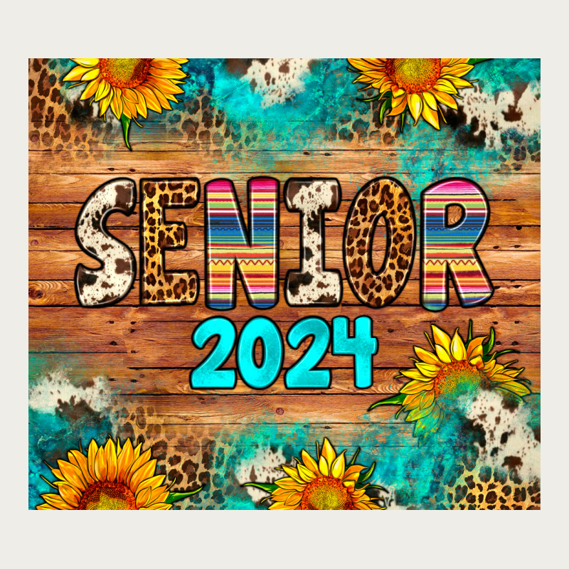 Senior 2024 Tumbler  2 Artiststas Zipper Hoodie by Artiststas | Teevron