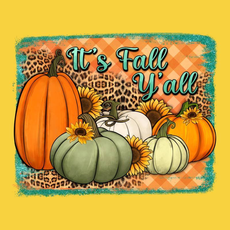 It's Fall Y'all Pumpkins Halloween And Sunflowers Premium Sweatshirt by Jasminsmagicworld | Teevron