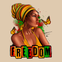 Juneteenth Freedom Afro Woman Heavyweight Sweatshirt | Teevron