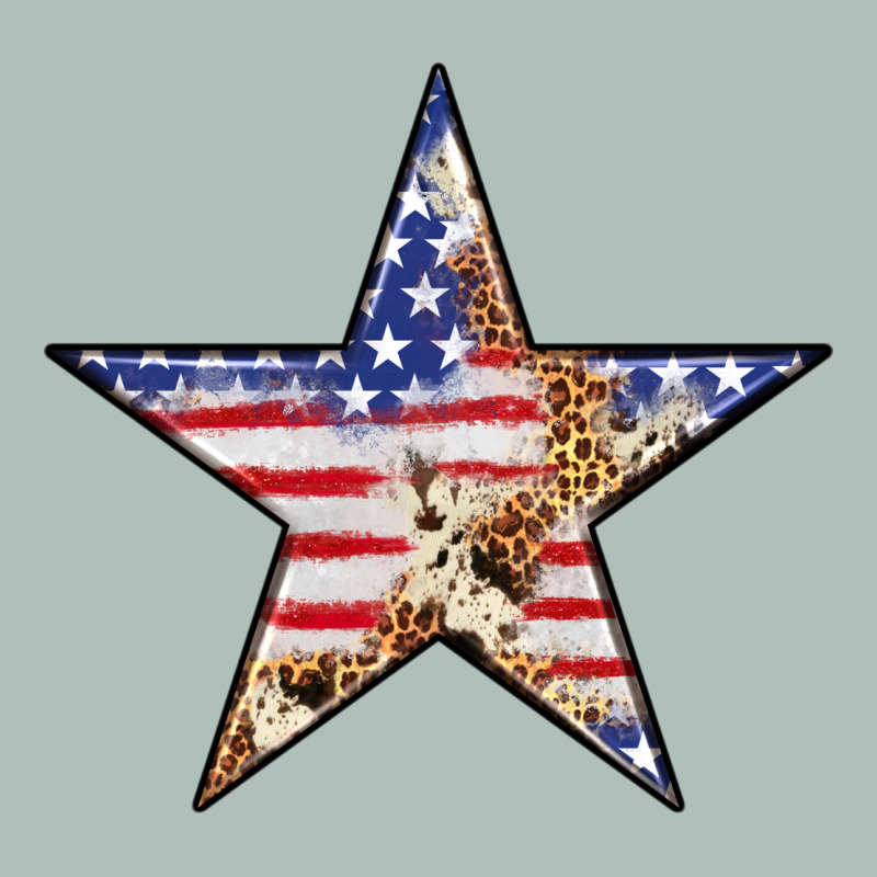 American Flag Star Heavyweight Hoodie by LillyAllenDesigns | Teevron