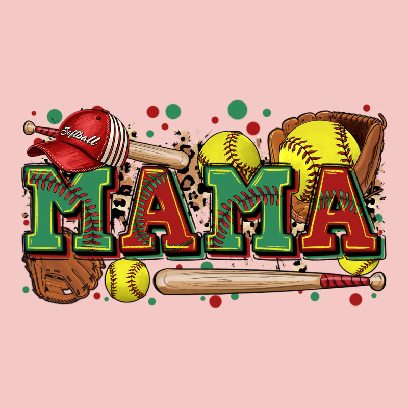 Mama Softball Urban Heavy Tee by Zillion Design Studio | Teevron