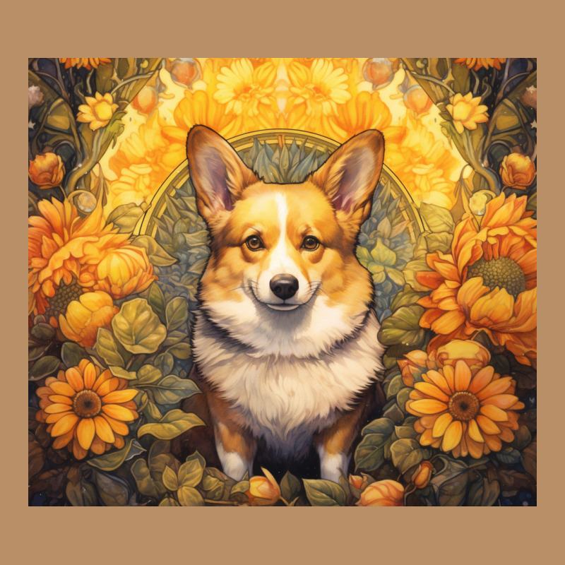 Pembroke Welsh Corgi Vintage Hoodie by Unal Design | Teevron