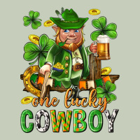 One Lucky Cowboy With St. Patricks Elf Long Sleeve Tee | Teevron