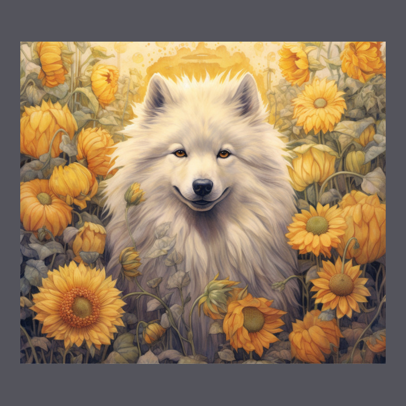 Samoyed Vintage Hoodie by Unal Design | Teevron