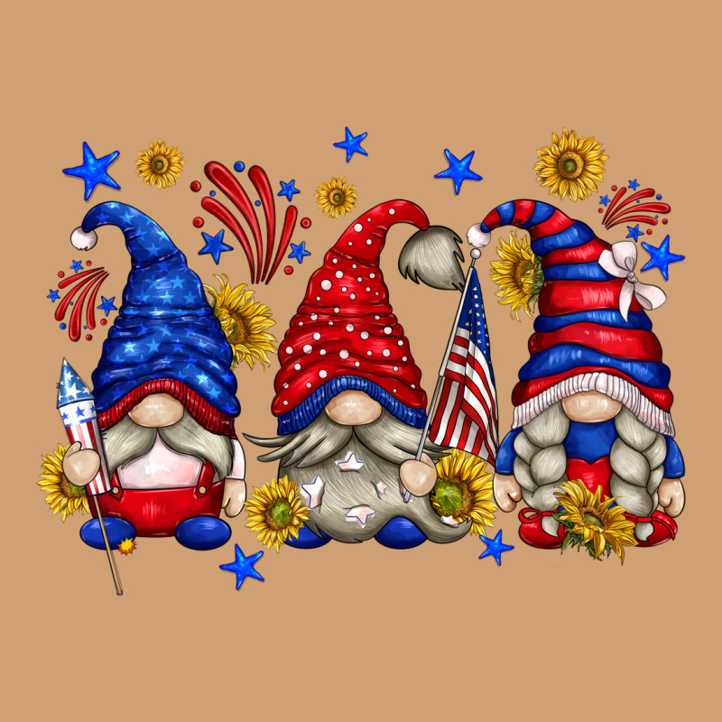 American Gnomes With Sunflowers Vintage Tee by texasbilliewilder | Teevron