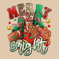 Merry And Bright Black Girl Sneakers Heavyweight Sweatshirt | Teevron