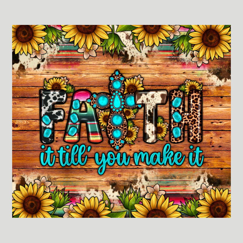 Faith It Till You Make It Zipper Hoodie by JahusDesignShop | Teevron