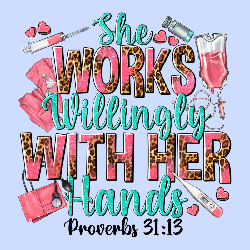 She Works Willingly With Her Hands Urban Heavy Tee by texasbilliewilder | Teevron