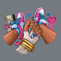 Pink And Blue Sneaker Girl Heavyweight Sweatshirt | Teevron