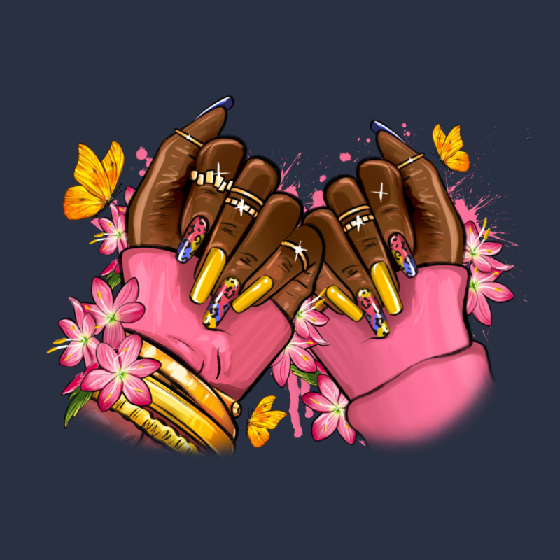 Pink Afro Nails Heavyweight Sweatshirt by RanaPortraitStore | Teevron