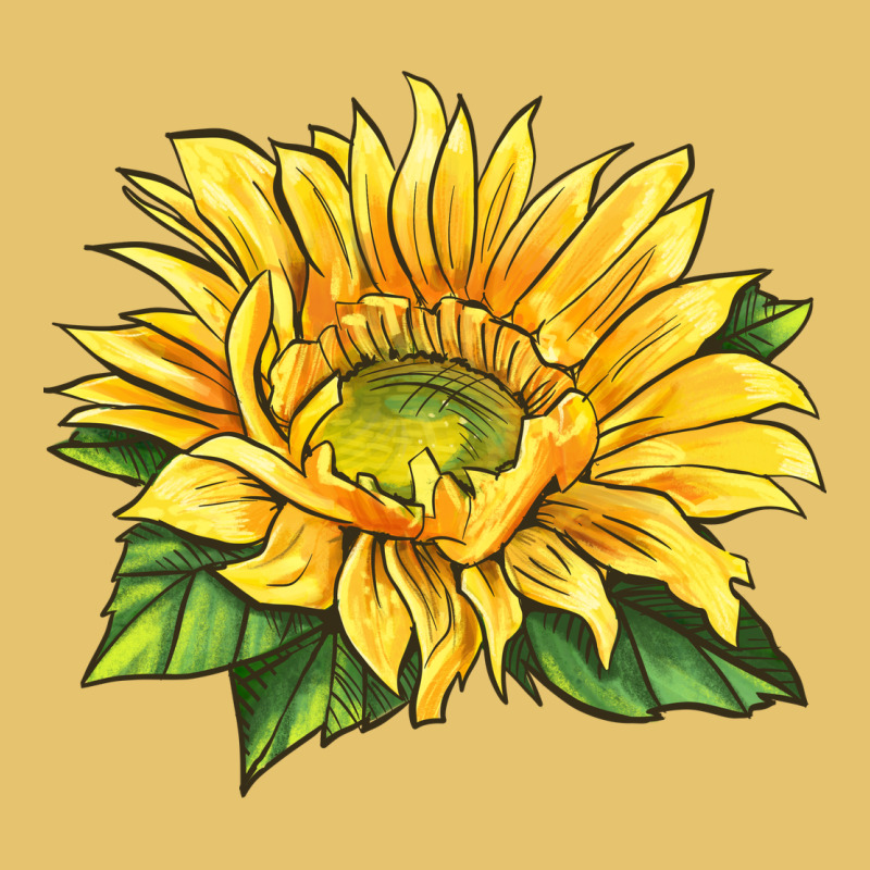 Starburst Greenburst Sunflower Premium Sweatshirt by LillyAllenDesigns | Teevron