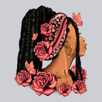 Pink Roses Afro Woman Heavyweight Sweatshirt | Teevron