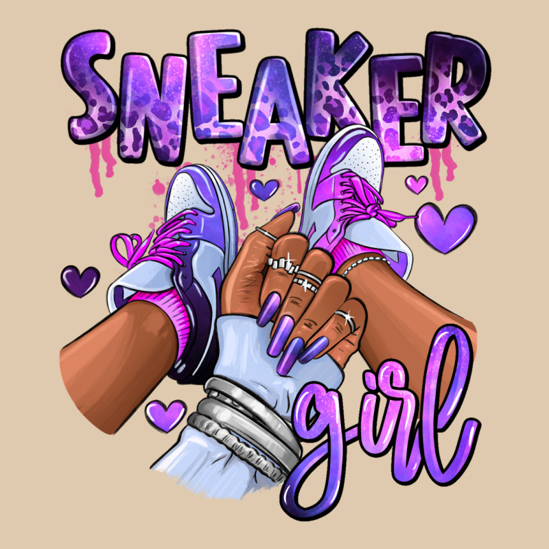 Purple Galaxy Sneaker Girl Heavyweight Sweatshirt by RanaPortraitStore | Teevron