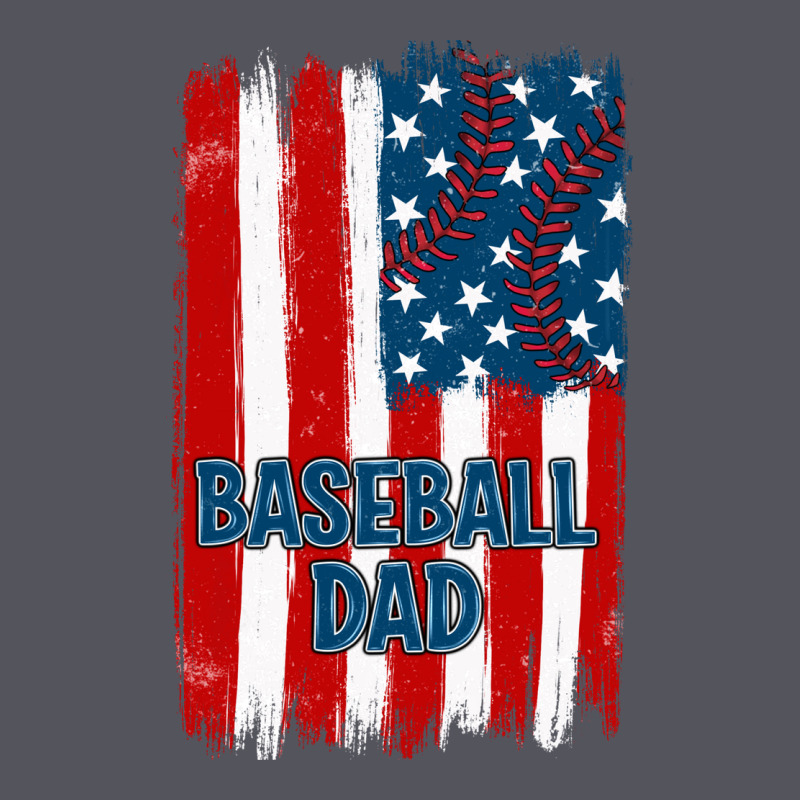 Baseball Dad American Flag Vintage Hoodie by JahusDesignShop | Teevron