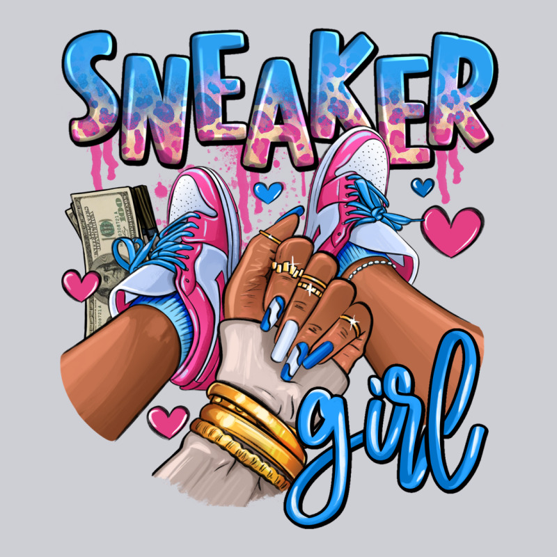 Sneaker Girl Afro Woman Heavyweight Sweatshirt by RanaPortraitStore | Teevron