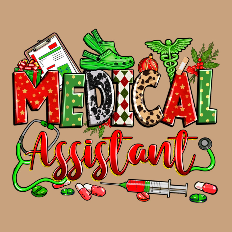 Christmas Medical Assistant Vintage Tee by Zillion Design Studio | Teevron