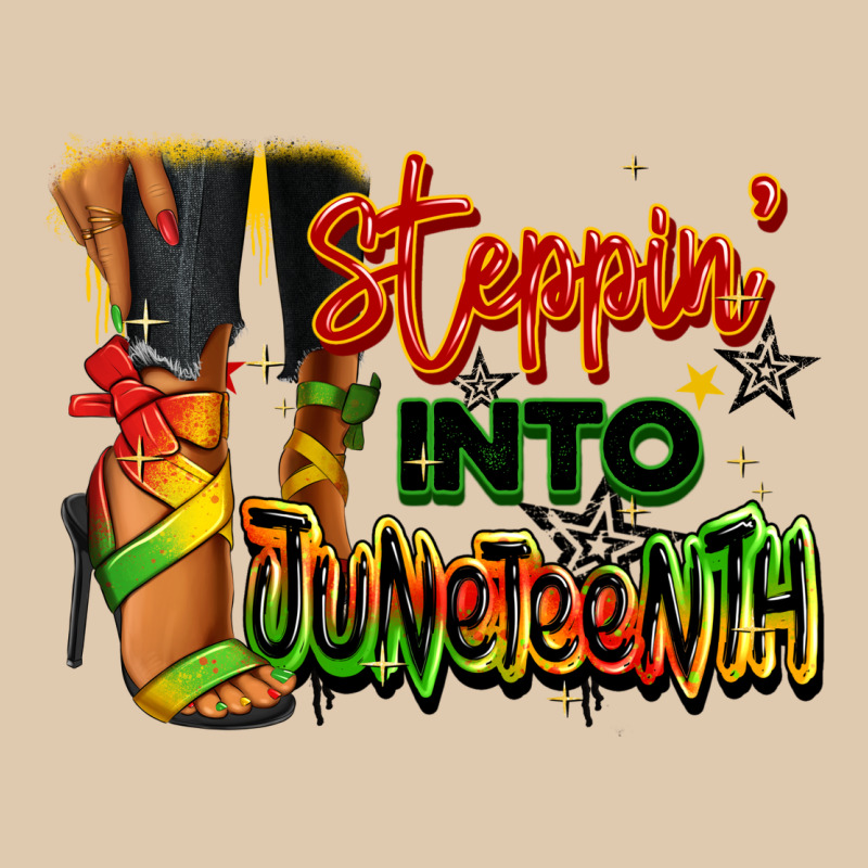 Steppin' Into Juneteenth Black Fashion Girl Heavyweight Sweatshirt by RanaPortraitStore | Teevron