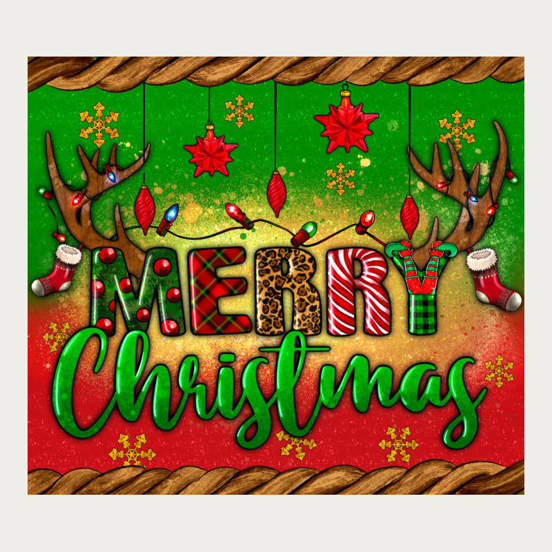Merry Christmas Tumbler Zipper Hoodie by BundleAndBundleShop | Teevron
