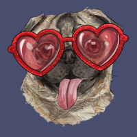 Pug With Love Glasses Vintage Tee | Teevron