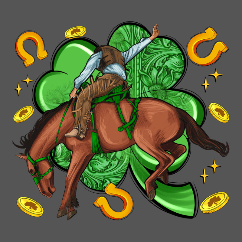 Cowboy With Shamrock Zipper Hoodie by Artiststas | Teevron