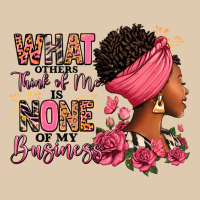 What Other Think Of Me Is None Of My Business Afro Heavyweight Sweatshirt | Teevron