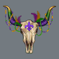 Mardi Gras Bull Skull Heavyweight Sweatshirt | Teevron