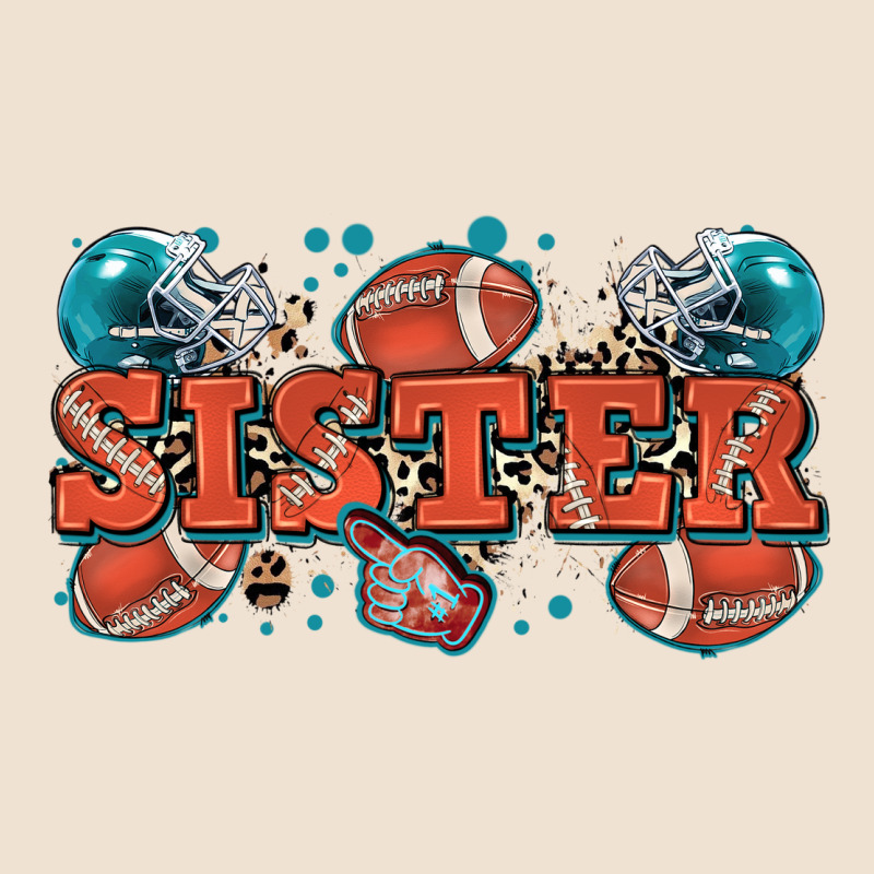 Sister American Football Urban Heavy Tee by Zillion Design Studio | Teevron