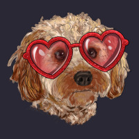 Toy Poodle With Love Glasses Vintage Tee | Teevron